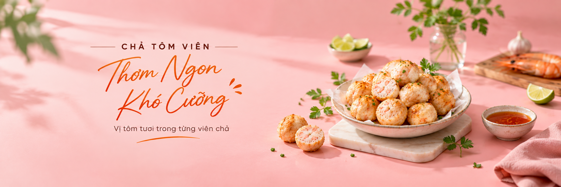 TÔM SÚ THIÊN NHIÊN — Cấp đông ngay sau khi đánh bắt — Ngọt thịt - Dai ngon