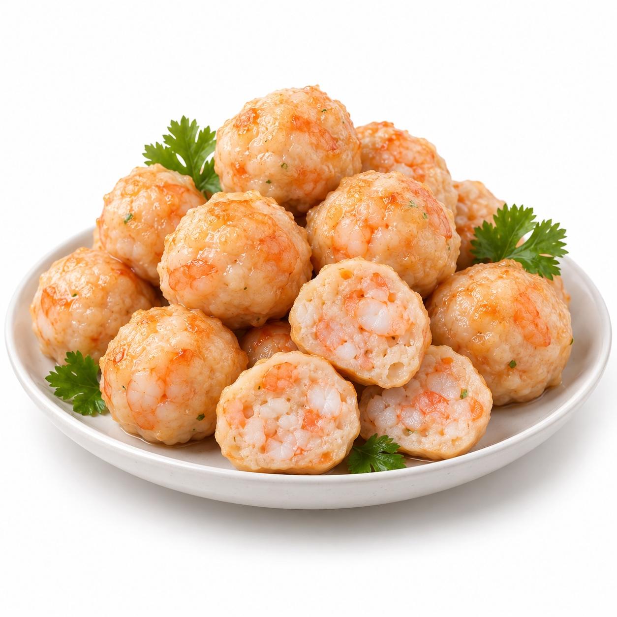 Chả tôm viên